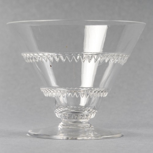 Antiquités - 1932 René Lalique - Service de verre Vouvray - 42 Pièces