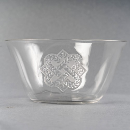 Art Déco - 1933 René Lalique - Service Molsheim Bols Assiettes - 12 Pièces