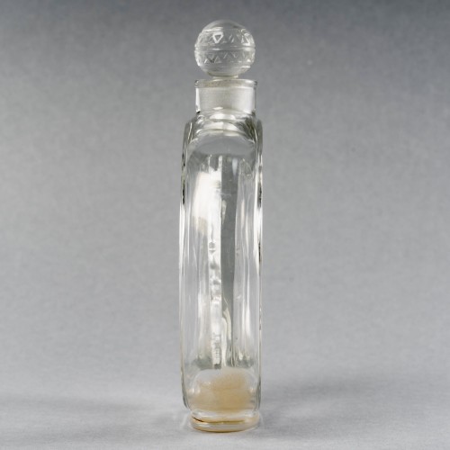 1928 René Lalique - Perfume Bottle &quot;Le Baiser du Faune&quot; for Molinard - Glass & Crystal Style Art Déco