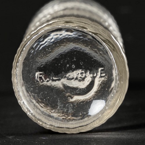 1920 René Lalique - Perfume Bottle Fleurs Vives For Volnay - 