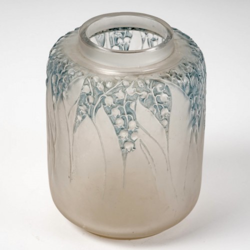 1920 René Lalique - Vase Muguet - Verrerie, Cristallerie Style Art Déco