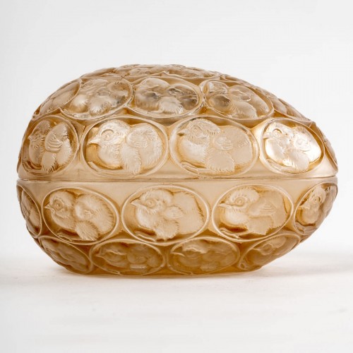 Verrerie, Cristallerie  - 1929 René Lalique - Boîte Poussins