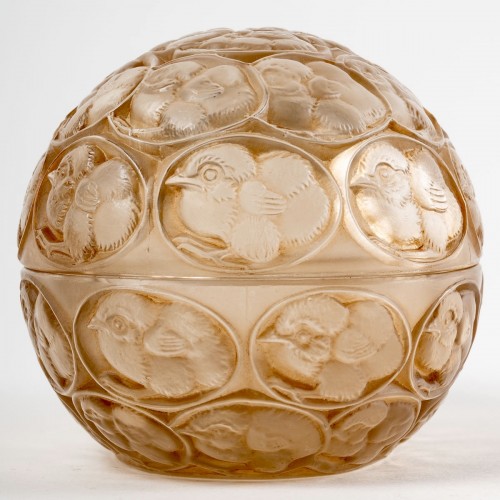 1929 René Lalique - Boîte Poussins - BG Arts