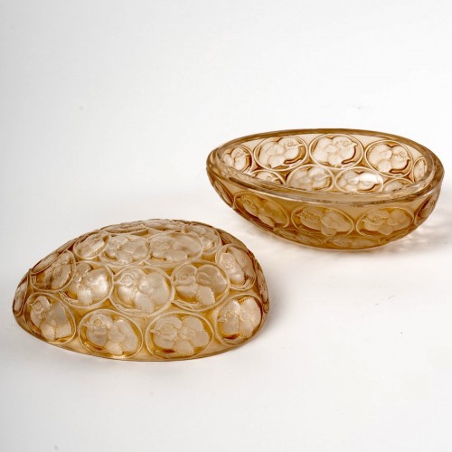 XXe siècle - 1929 René Lalique - Boîte Poussins