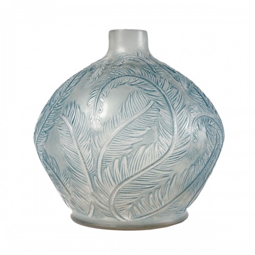 1920 René Lalique - Vase Plumes