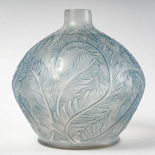 1920 René Lalique - Vase Plumes - Art Déco