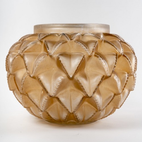 Art Déco - 1920 René Lalique - Vase Languedoc