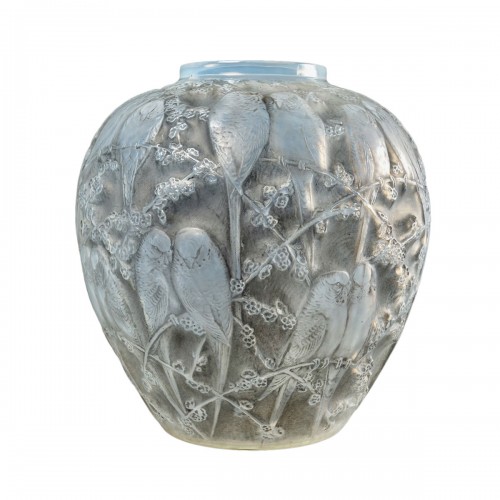 1919 René Lalique - Vase Perruches 