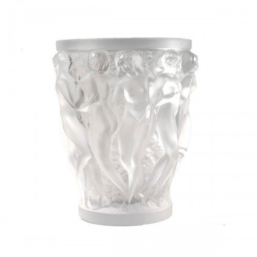 Lalique France - Vase Bacchantes New With Label