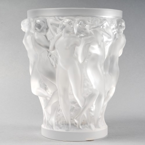 Glass & Crystal  - Lalique France - Vase Bacchantes New With Label