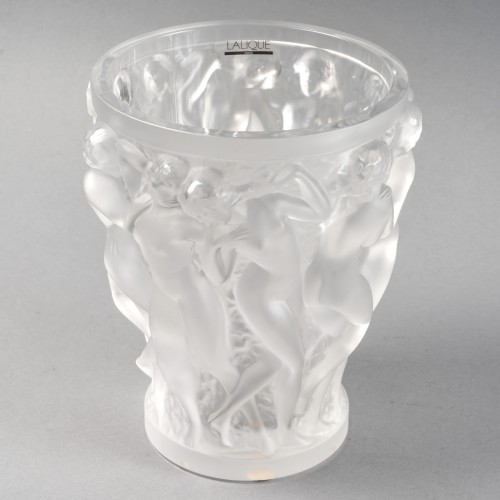 Lalique France - Vase Bacchantes Neuf Avec Etiquette - BG Arts