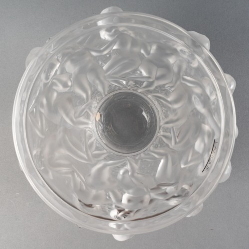 XXe siècle - Lalique France - Vase Bacchantes Neuf Avec Etiquette