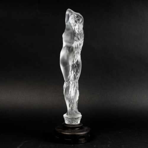 20th century - Lalique France - Statuette Grande Nue Lierre New Boxed