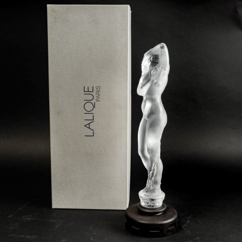 Antiquités - Lalique France - Statuette Grande Nue Lierre New Boxed