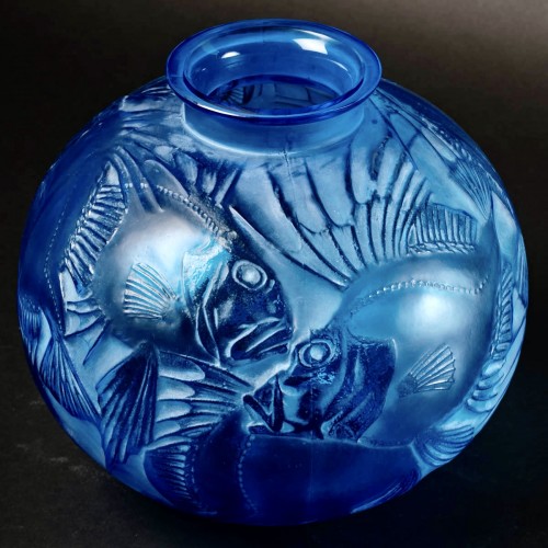 Antiquités - 1921 René Lalique - Vase Poissons