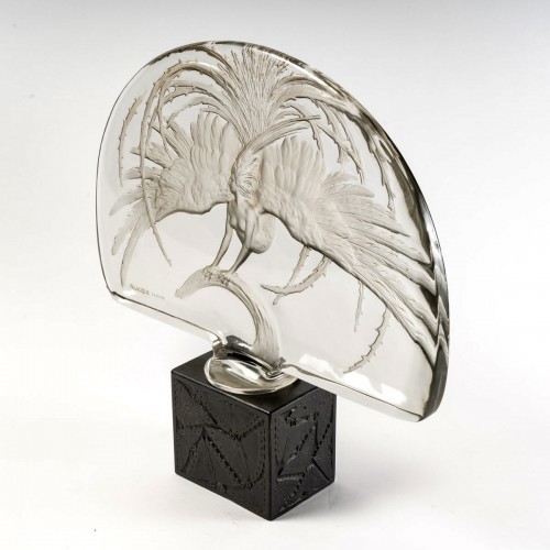 1922 René Lalique - Surtout de table Oiseau de Feu - Verrerie, Cristallerie Style Art Déco