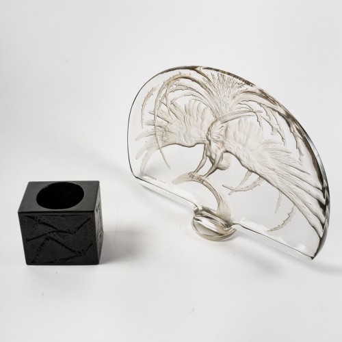 Art Déco - 1922 René Lalique - Surtout de table Oiseau de Feu