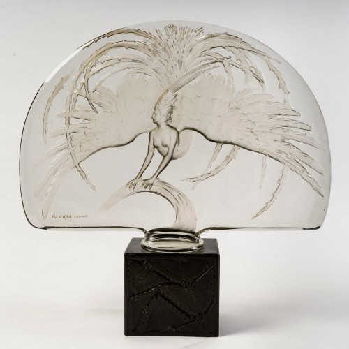 Antiquités - 1922 René Lalique - Centerpiece Oiseau De Feu Firebird