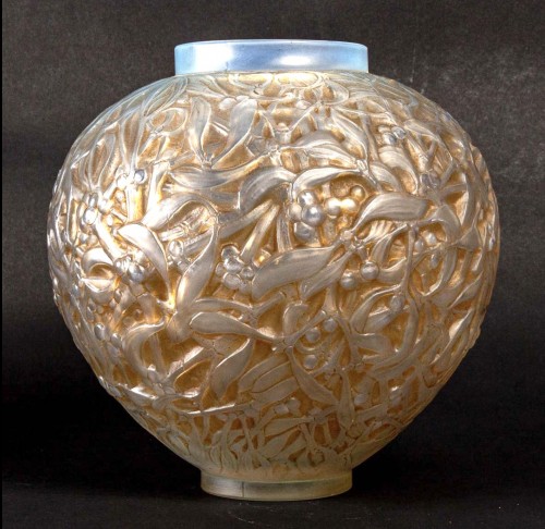 Verrerie, Cristallerie  - 1920 René Lalique - Vase Gui