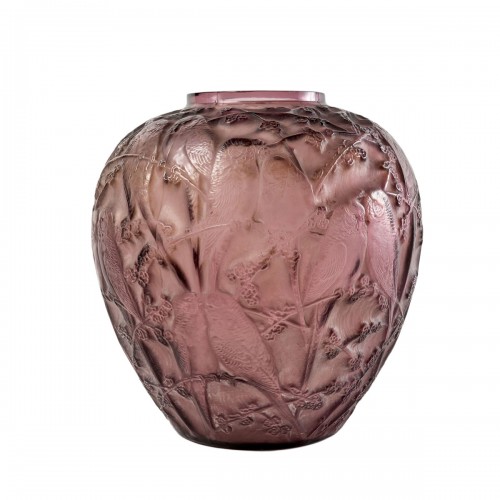 1919 René Lalique - Vase Perruches