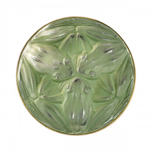 1911 René Lalique - Broche Grenouilles