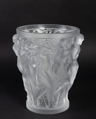 Glass & Crystal  - Lalique France - Vase Bacchantes 