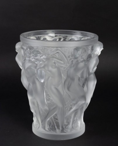 Verrerie, Cristallerie  - Lalique France d'après René Lalique - Vase Bacchantes