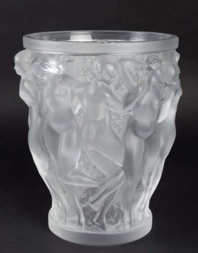 Antiquités - Lalique France d'après René Lalique - Vase Bacchantes