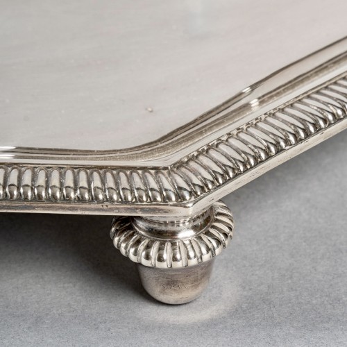Odiot - Table Centerpiece Solid Sterling Silver - Antique Silver Style 