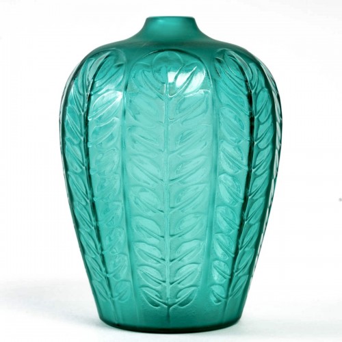 20th century - 1924 René Lalique - Vase Tournai