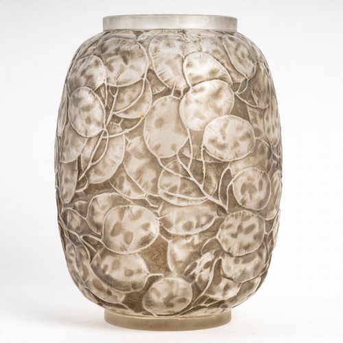 1914 René Lalique - Vase Monnaie Du Pape - Glass & Crystal Style Art Déco