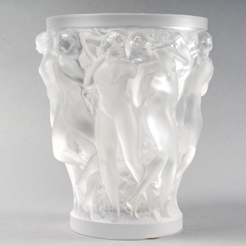 Glass & Crystal  - Lalique France - Vase Bacchantes 