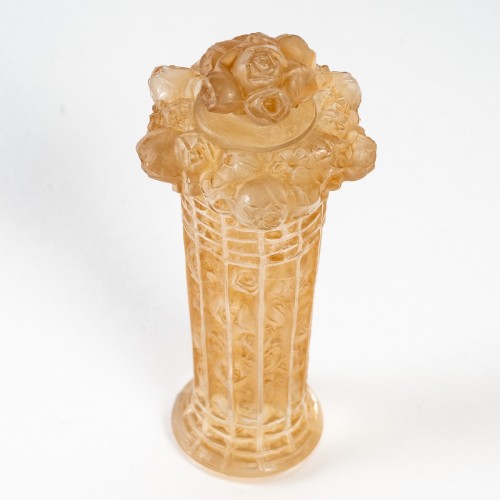 Verrerie, Cristallerie  - 1912 René Lalique - Flacon Panier de Roses