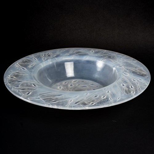 1930 René Lalique - Bowl Plate Anvers  - Glass & Crystal Style Art Déco