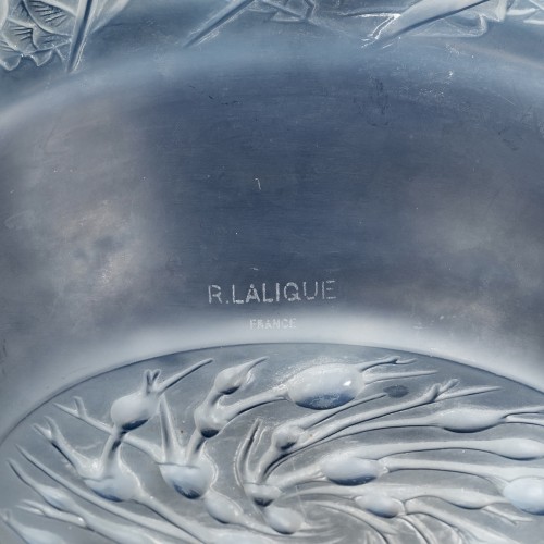 1930 René Lalique - Coupe plat Anvers - Art Déco