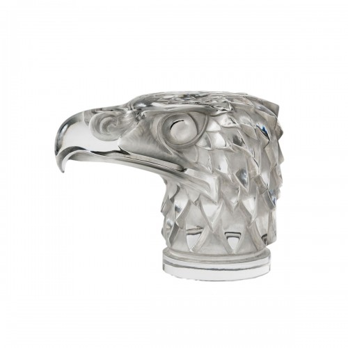 1928 René Lalique - Car Mascot Hood Ornament Tete d&#039;Aigle