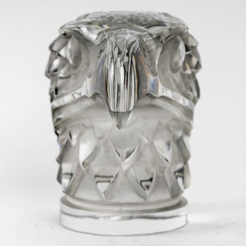 Glass & Crystal  - 1928 René Lalique - Car Mascot Hood Ornament Tete d&#039;Aigle