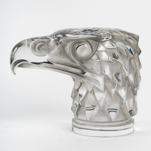 Antiquités - 1928 René Lalique - Mascotte automobile Tête d'Aigle