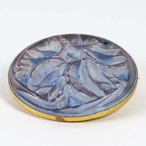 Verrerie, Cristallerie  - 1911 René Lalique - Broche Mouches