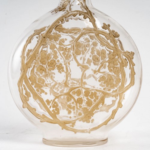 1914 René Lalique - Carafe Aubépines - Verrerie, Cristallerie Style Art nouveau