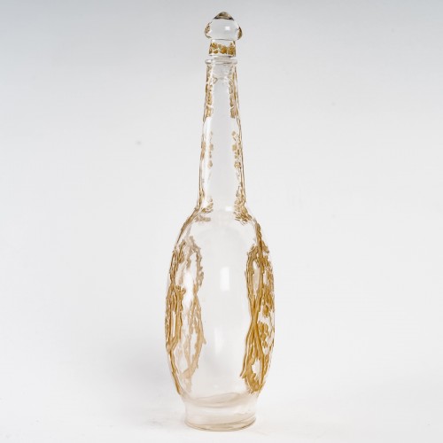 20th century - 1914 René Lalique - Decanter Aubépines