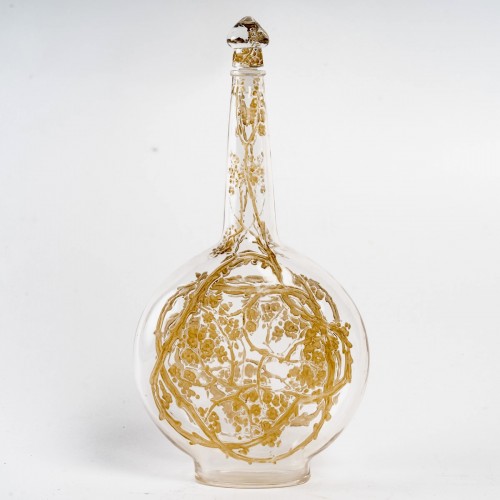 1914 René Lalique - Carafe Aubépines - Art nouveau