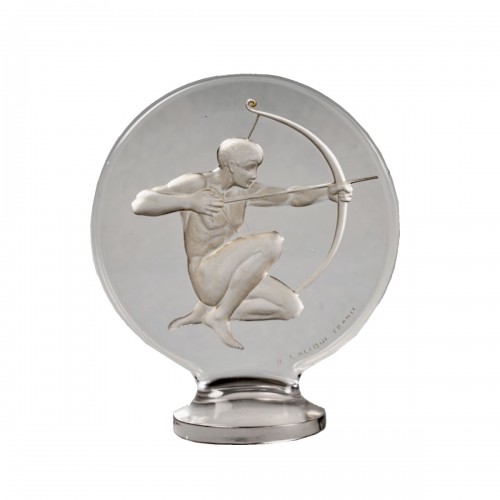 1926 René Lalique - Car Mascot Hood Ornament Archer