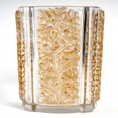 1938 René Lalique - Vase quatre Panneaux - BG Arts