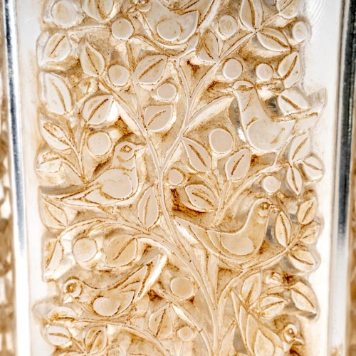 1938 René Lalique - &quot;Quatre Pannneaux&quot; vase - Art Déco