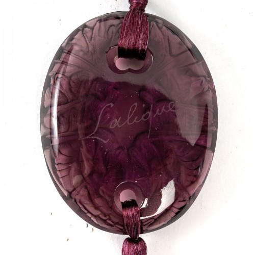 Verrerie, Cristallerie  - 1920 René Lalique - Pendentif Guêpes