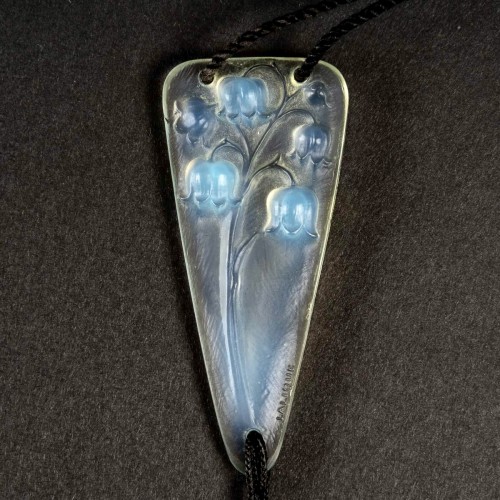 1921 René Lalique - Pendentif Muguet - BG Arts