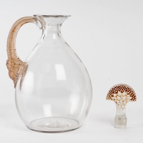 Glass & Crystal  - 1923 René Lalique - Decanter &quot;Satyre&quot; For Cusenier