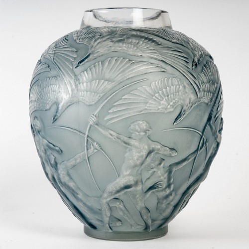 1921 René Lalique - Vase Archers - Glass & Crystal Style Art Déco