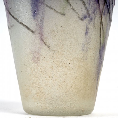 XXe siècle - 1918 Gabriel Argy-rousseau - Vase Violette de Parme